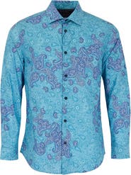 Lords of Harlech Nigel Button-Up Shirt