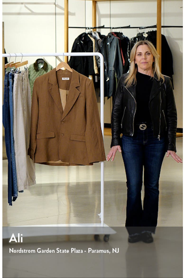 Kail Oversize Linen Blend Blazer video