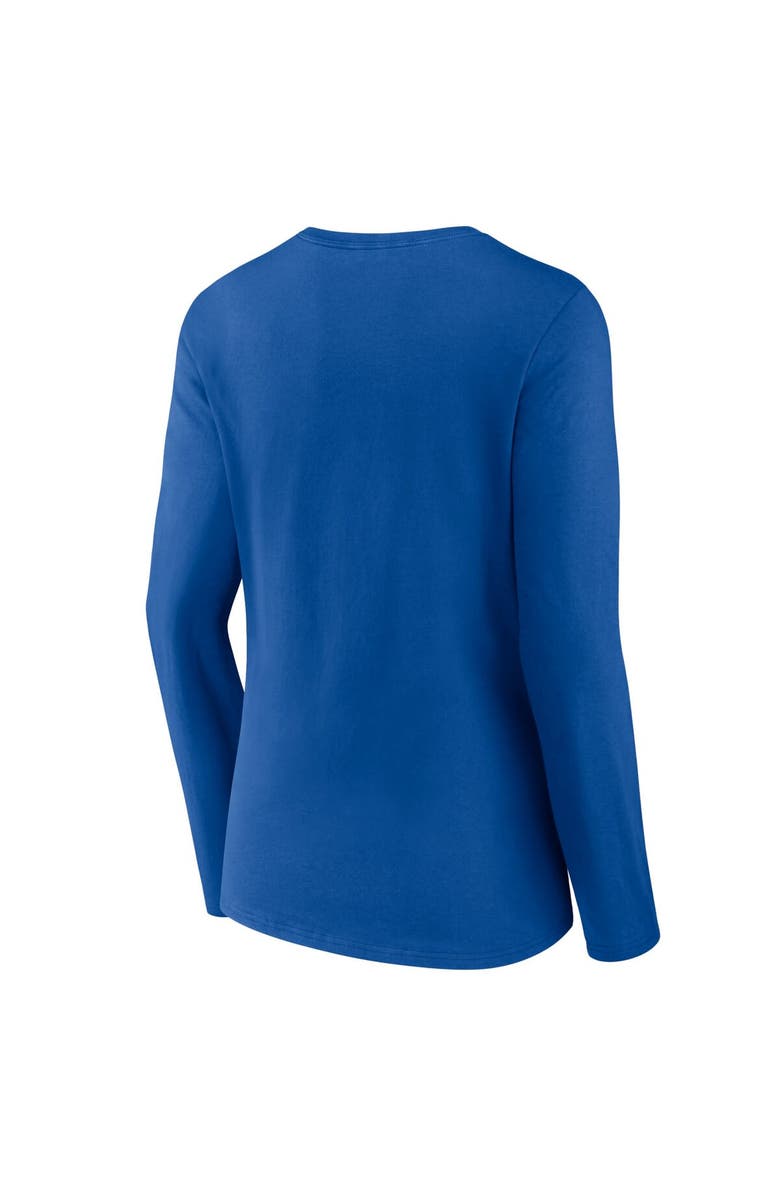 FANATICS Women's Fanatics Branded Royal Buffalo Bills 2023 AFC East Division Champions Conquer Long Sleeve V-Neck T-Shirt, Alternate, color,