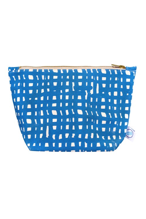 Dance Happy Ivy Cosmetic Bag In Azure