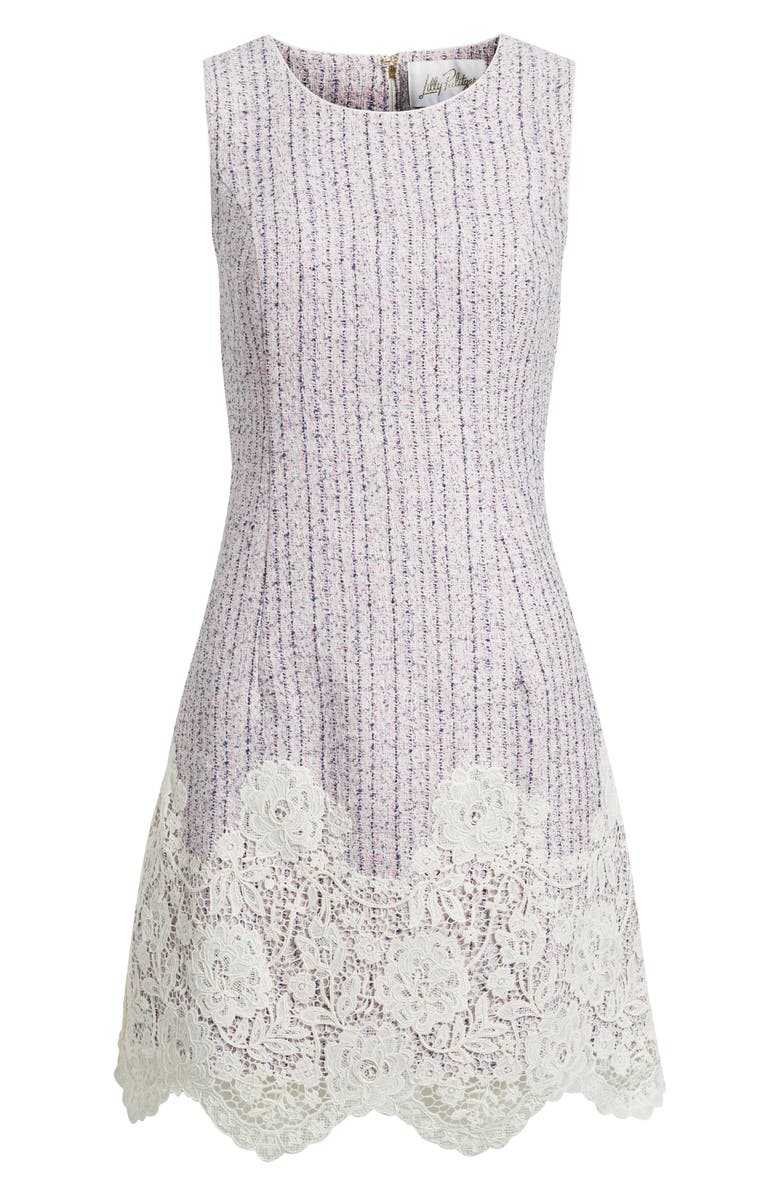 Lilly Pulitzer<sup>®</sup> Sharone Lace Bouclé Sheath Dress, Alternate, color, Pink Bliss Blushing Boucle
