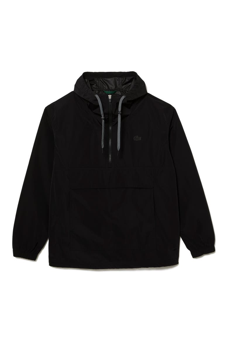 Half Zip Pullover, Main, color, BLACK