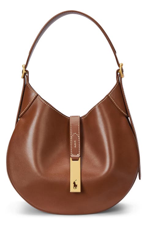 Small Sport Calf Leather Shoulder Bag