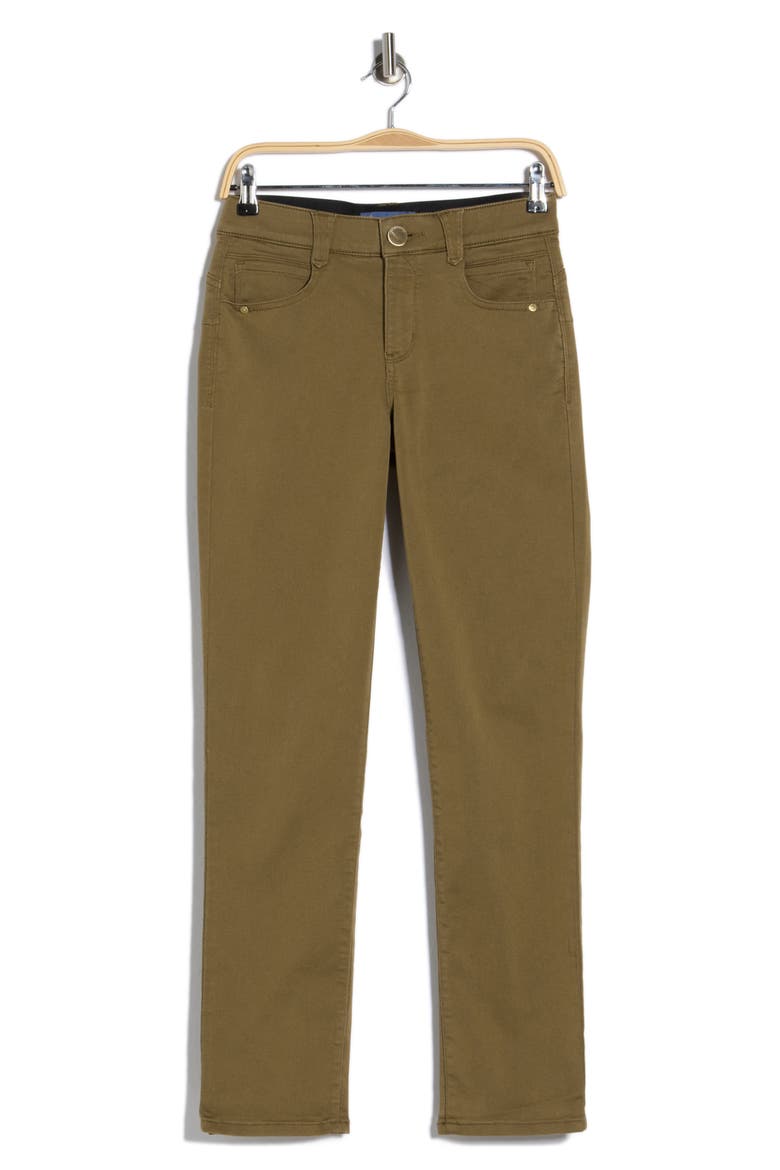 'Ab'Solution Straight Leg Pants, Alternate, color, GOLDEN OLIVE