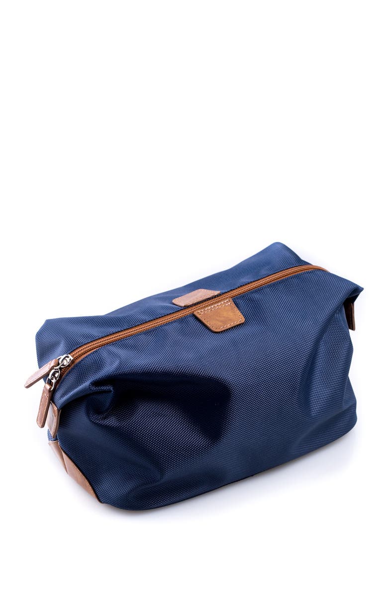 Bey-Berk Nylon Toiletry Bag, Main, color, 