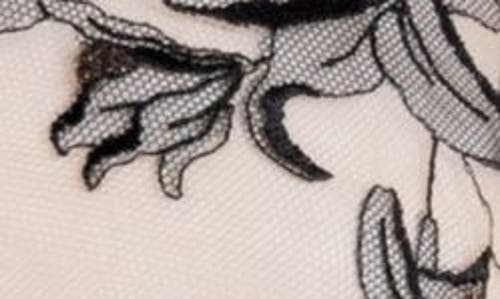 Hunkemoller Hunkemöller Anouk Embroidered Underwire Bra In Caviar