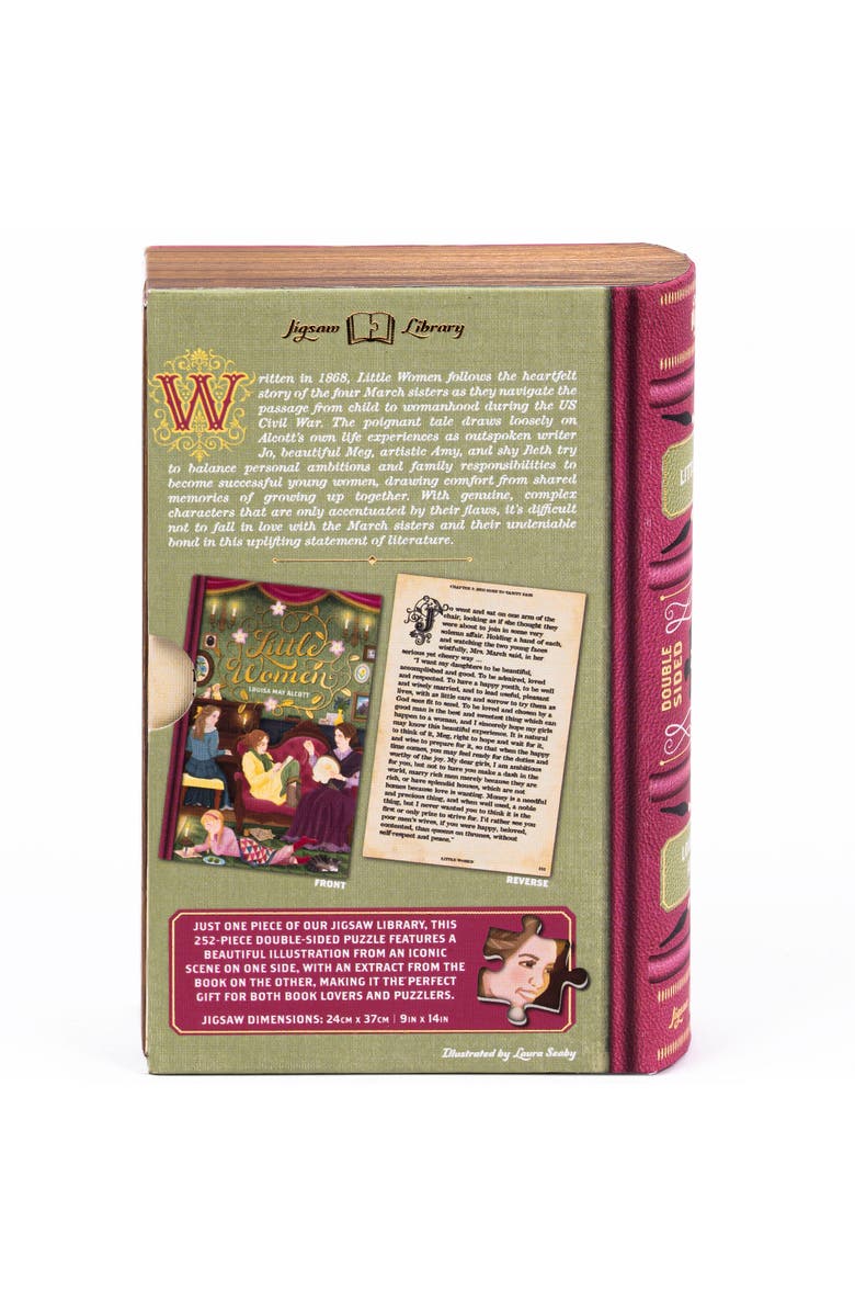 Professor Puzzle Library Little Women, 252Pc Doublesided Puzzle, Alternate, color, Multicolored