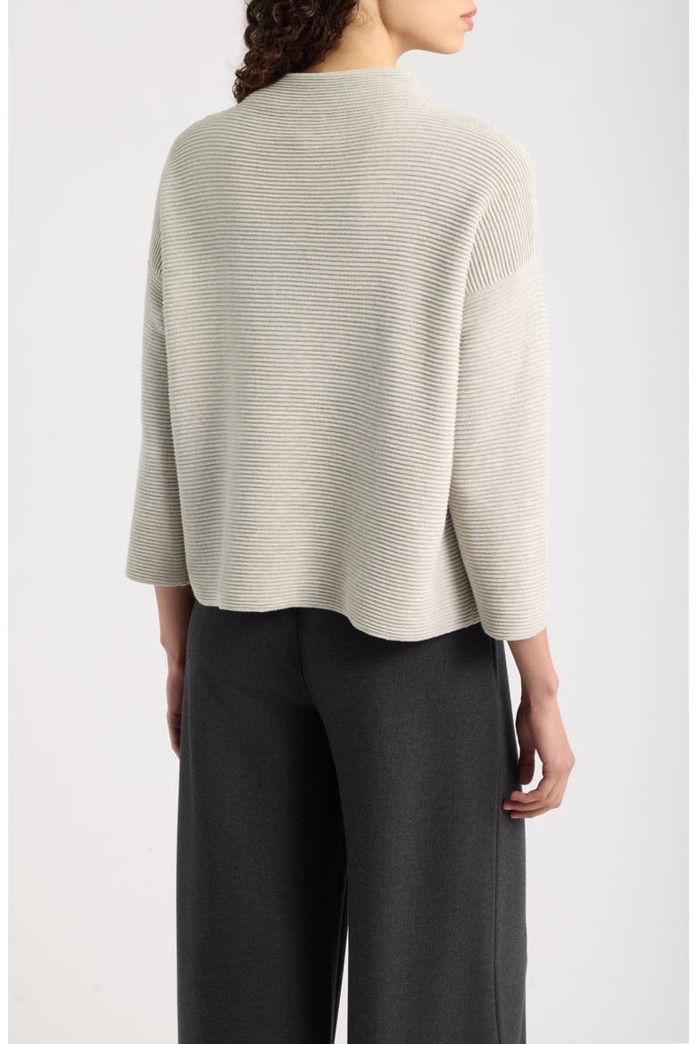 Mock Neck Sweater, Alternate, color, SEA SALT