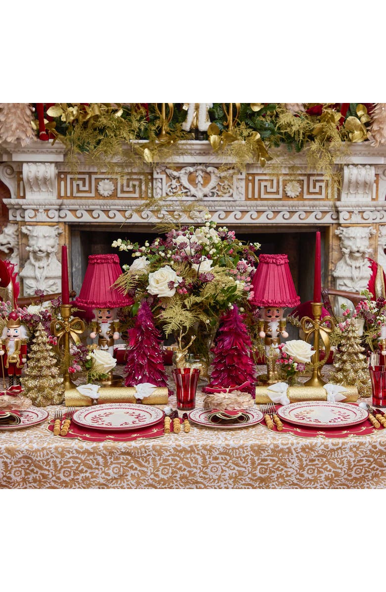 Mrs. Alice Burgundy Candles, Alternate, color, Red