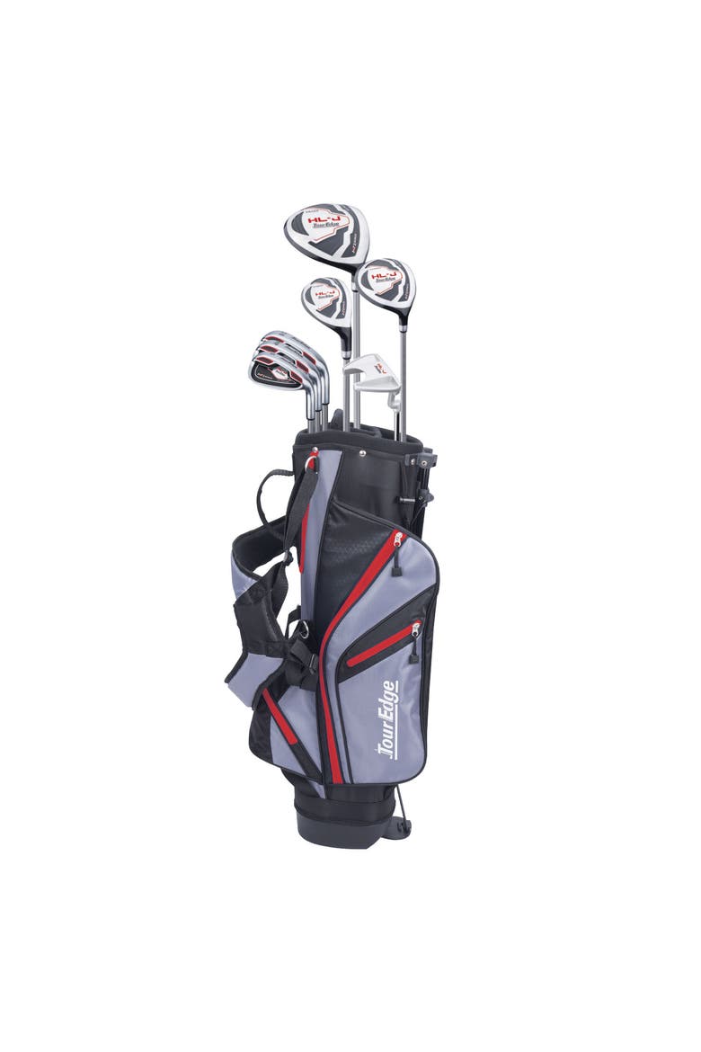Hot Launch 9-12 yrs Red Junior Right Hand Golf Set - Red / Right Hand, Main, color, Black