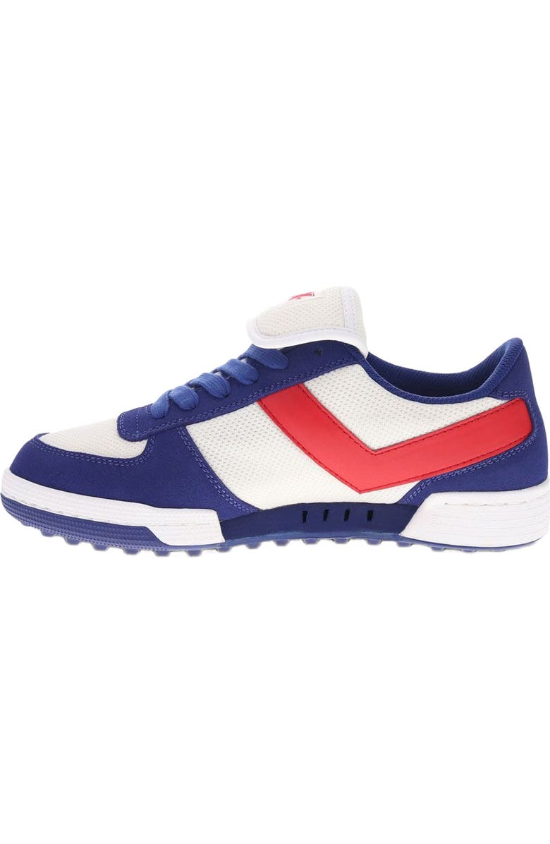 PONY Linebacker Archive Sneakers, Alternate, color, White/Blue/Red