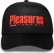 PLEASURES Piano Bar Snapback Cotton Twill Trucker Hat