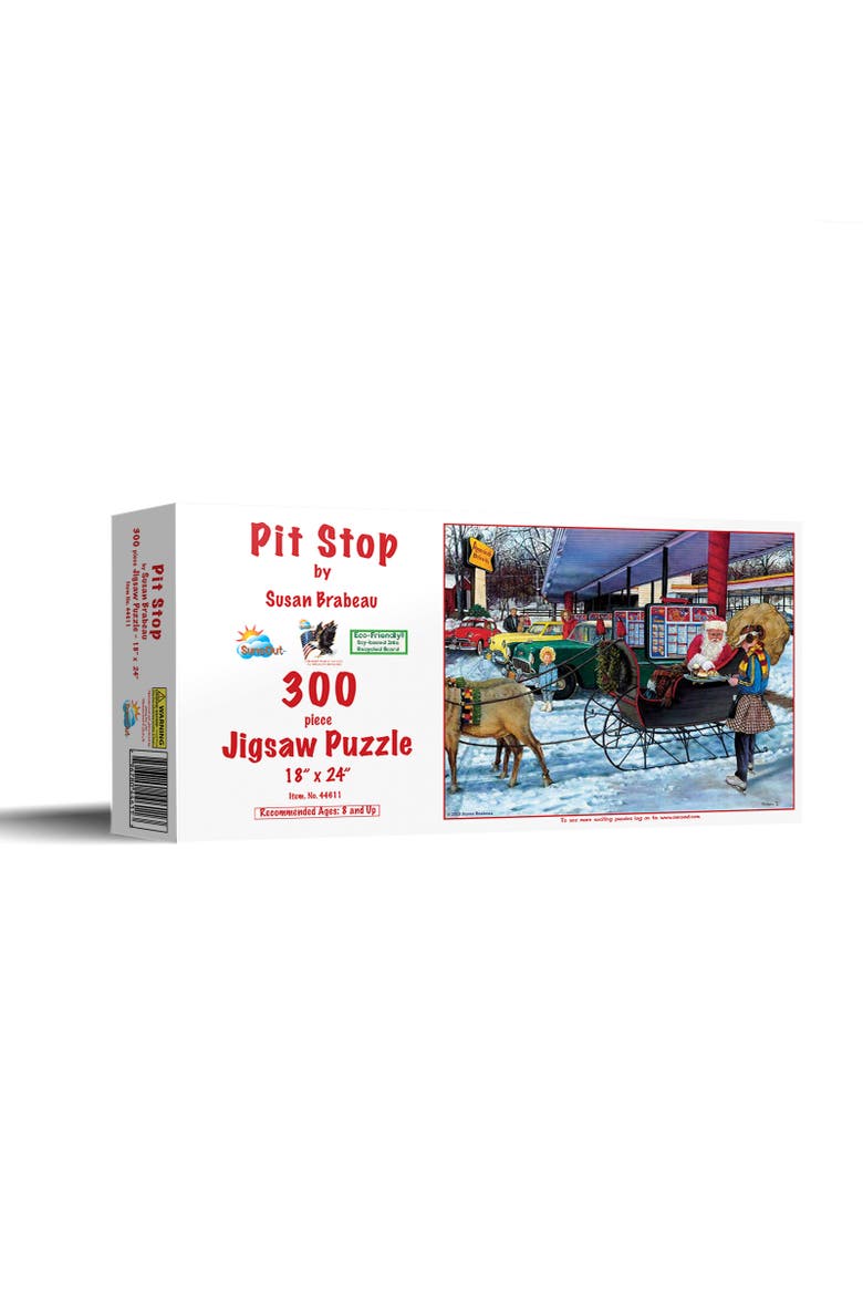 Pit Stop 300 piece Jigsaw Puzzle for Adults, Main, color, Multicolor