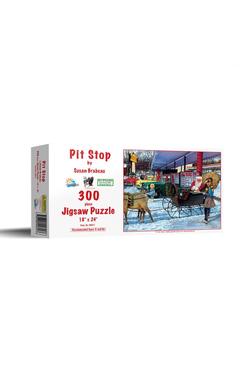 Sunsout Pit Stop 300 piece Jigsaw Puzzle for Adults, Main, color, Multicolor