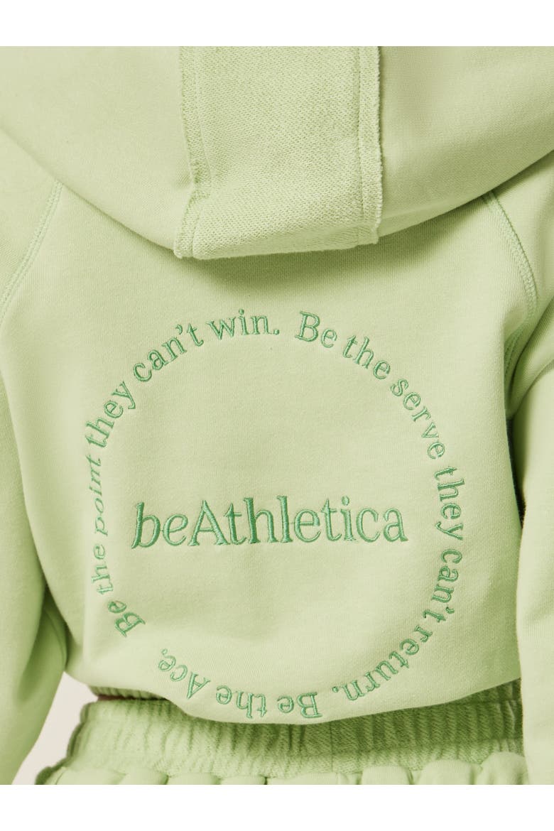 Be The Moment Cropped Hoodie, Alternate, color, Matcha