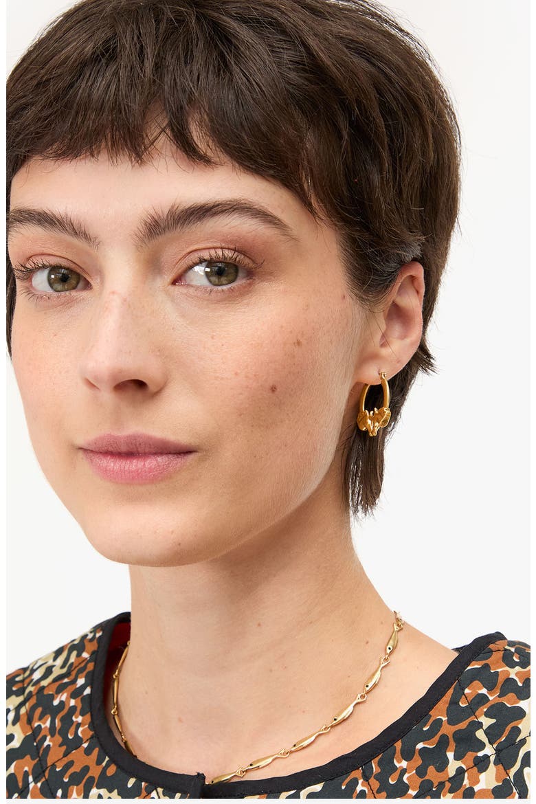 Le Cheval Hoop Earrings, Alternate, color, VINTAGE GOLD