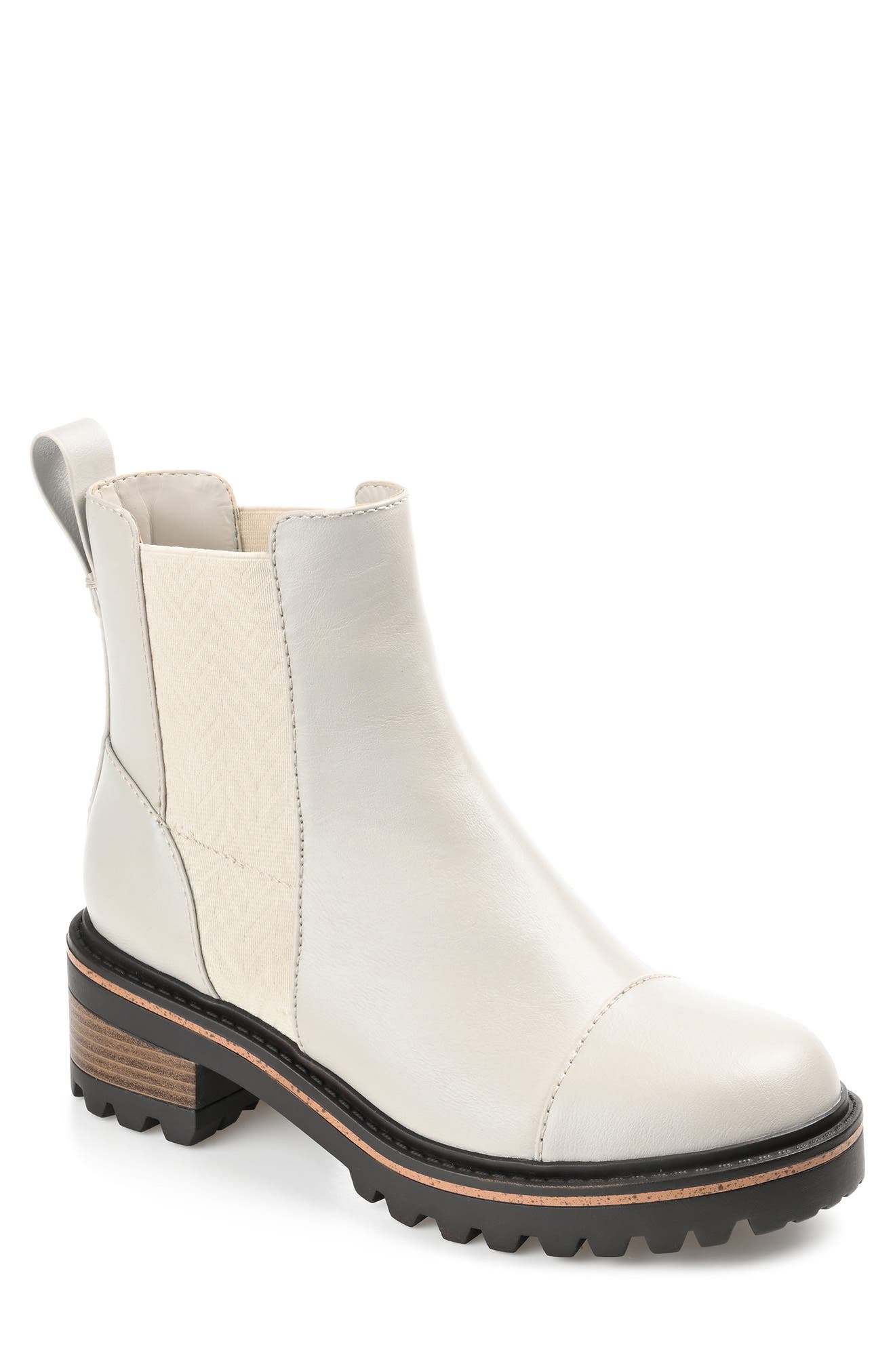 Journee Collection Journee Colleciton Mirette Lug Sole Chelsea Boot, Main, color, Grey