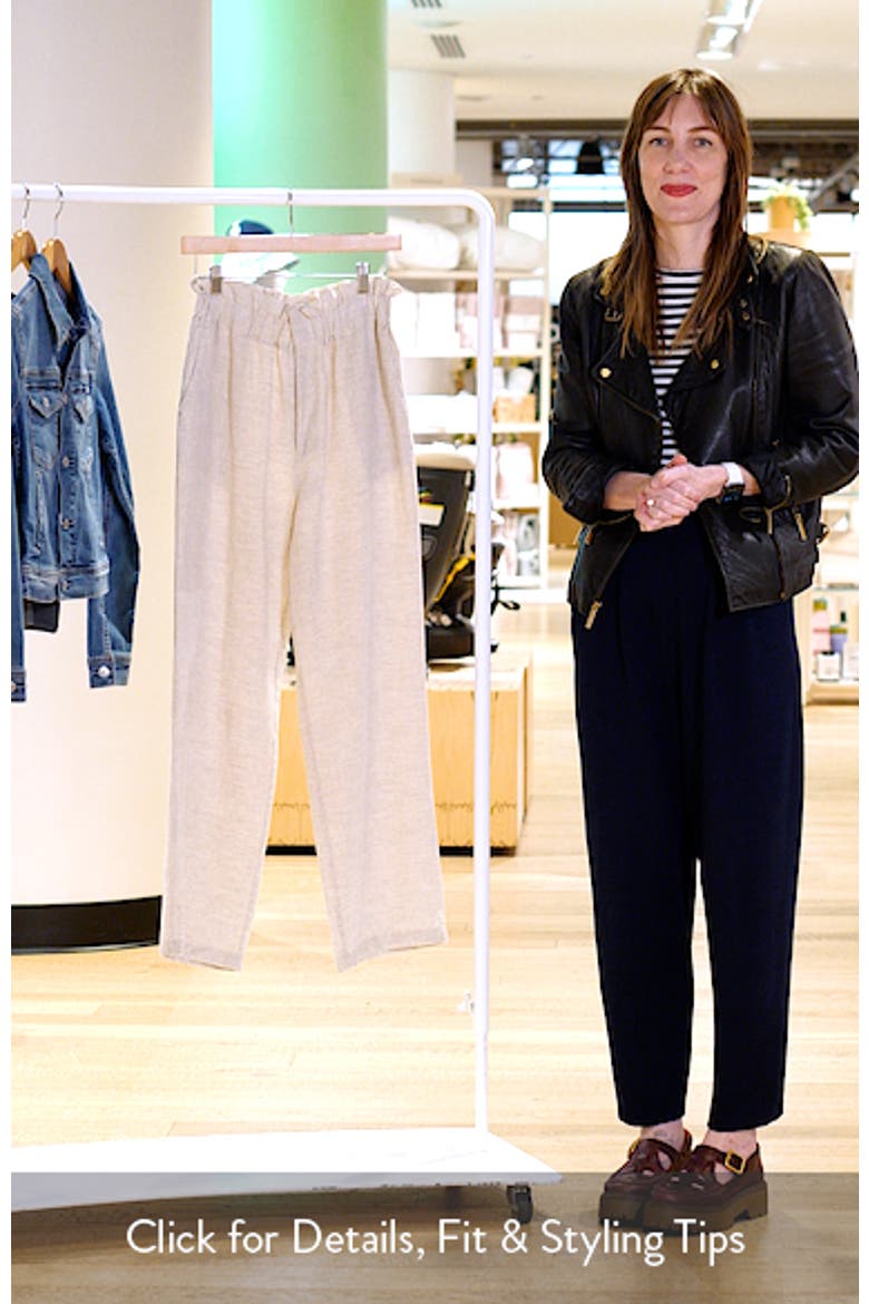 Christal Linen Straight Leg Pants video