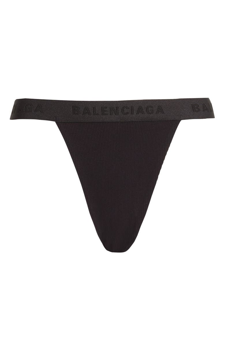 Balenciaga Logo Thong, Main, color, 