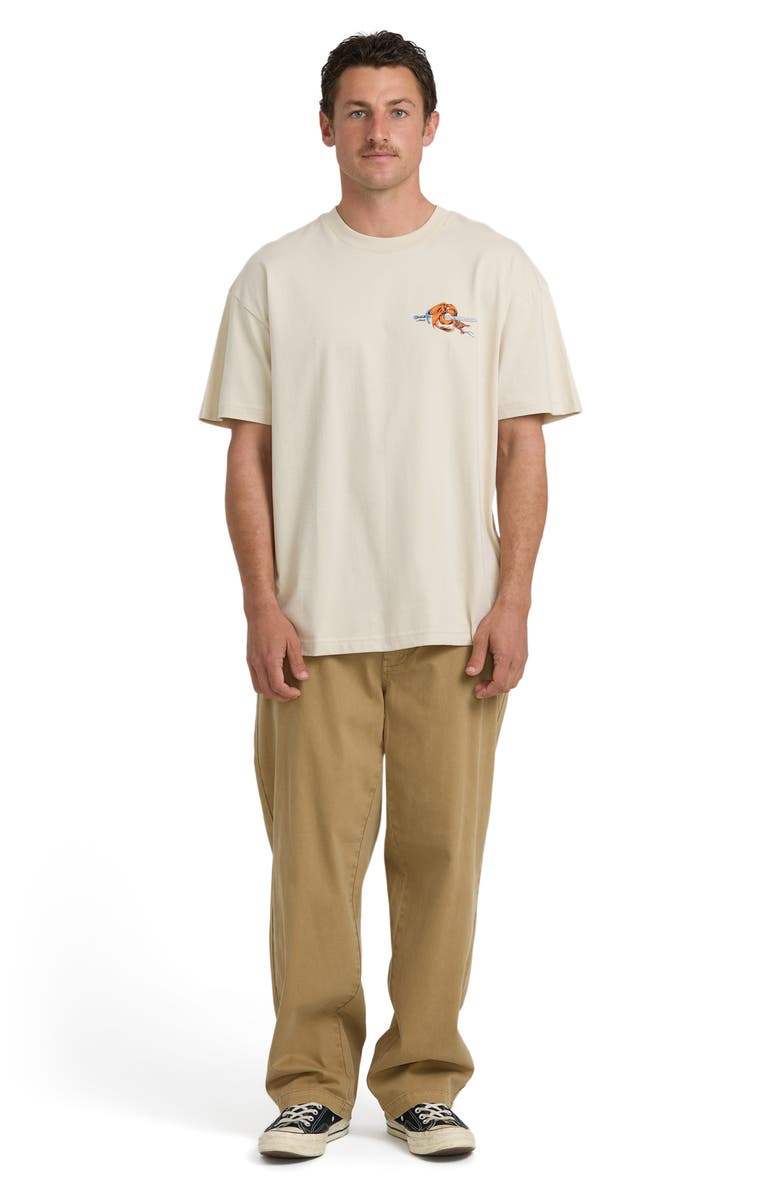 Billabong Enter OG Short Sleeve Graphic T-Shirt, Alternate, color, Chili