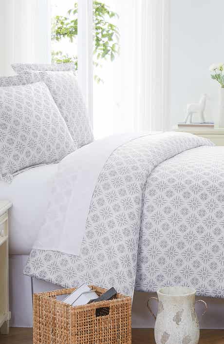 SOUTHSHORE FINE LINENS Premium Collection 300 Thread-Count Long Staple Cotton Oversized Duvet Cover Set