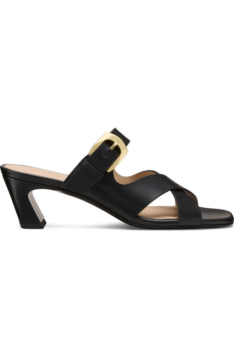 Stuart Weitzman Sai Slide 50, Alternate, color, Black