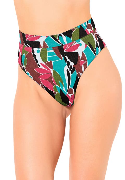 High Waist Cheeky Swim Brief