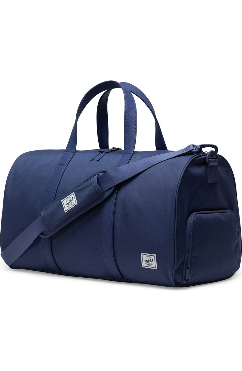 Herschel Supply Co. Novel Recycled Polyester Duffle Bag, Alternate, color, Skipper Blue