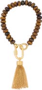 Madewell Beaded Chain Tassel Bag Charm