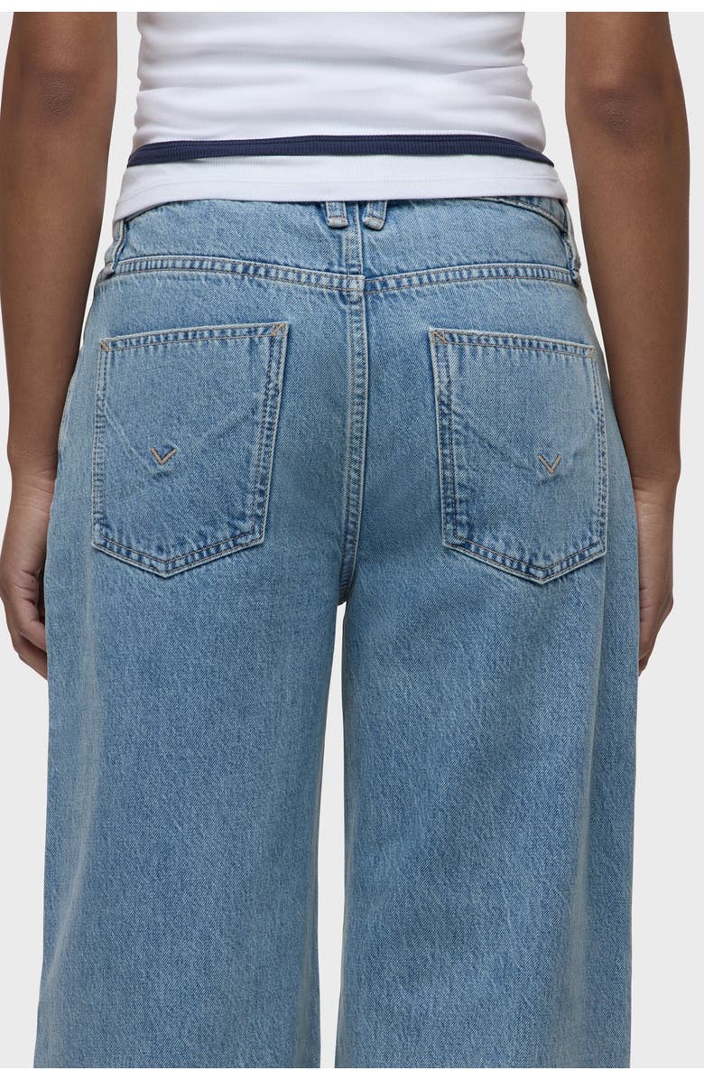 Hudson Jeans Rylee Patch Loose Pant, Alternate, color, Double Take