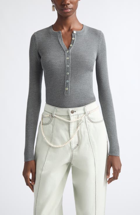 Insider Merino Wool & Silk Knit Top