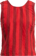 Madewell Tie-Back Linen Shell Top