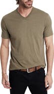 John Varvatos Miles Slub V-Neck T-Shirt