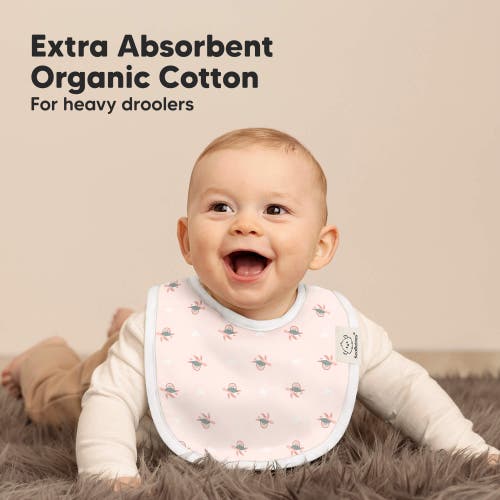 Keababies 8-pack Baby Drool Bibs In Blue