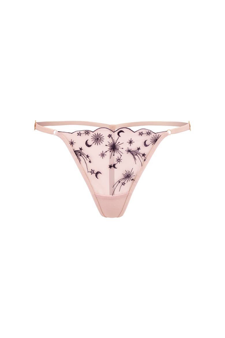 Cassiopeia G-String Panties, Alternate, color, Light pink