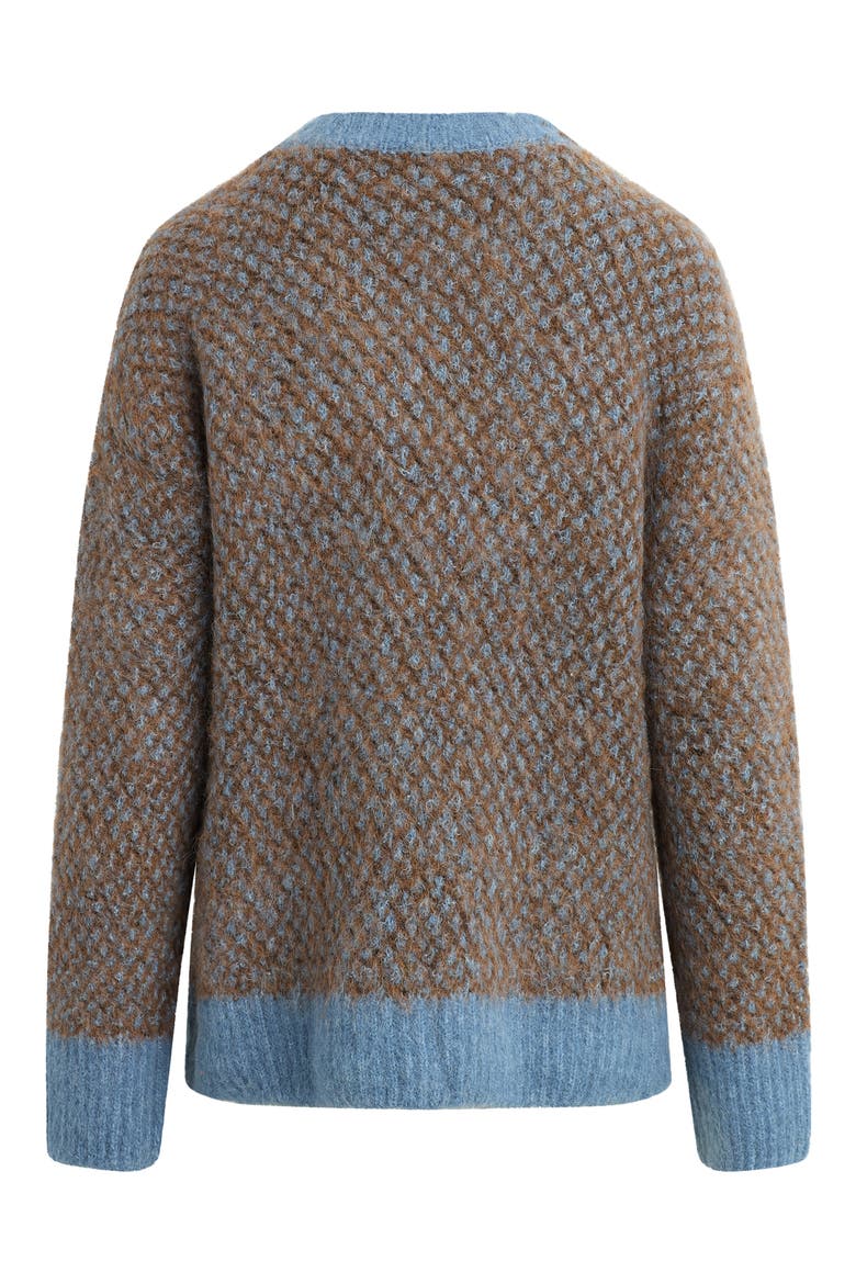 The Rio Alpaca Blend Cardigan, Alternate, color, MACCHIATO MULTI