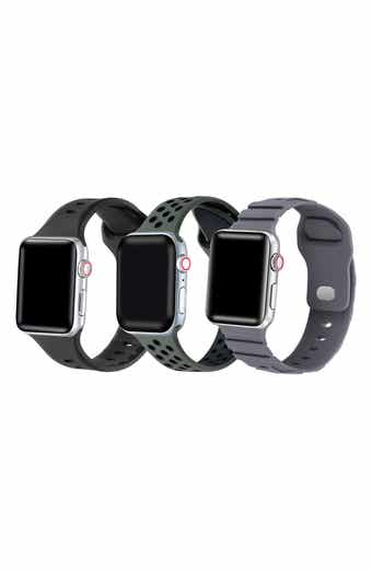 The Posh Tech Assorted 3-Pack Silicone Apple Watch® Watchbands