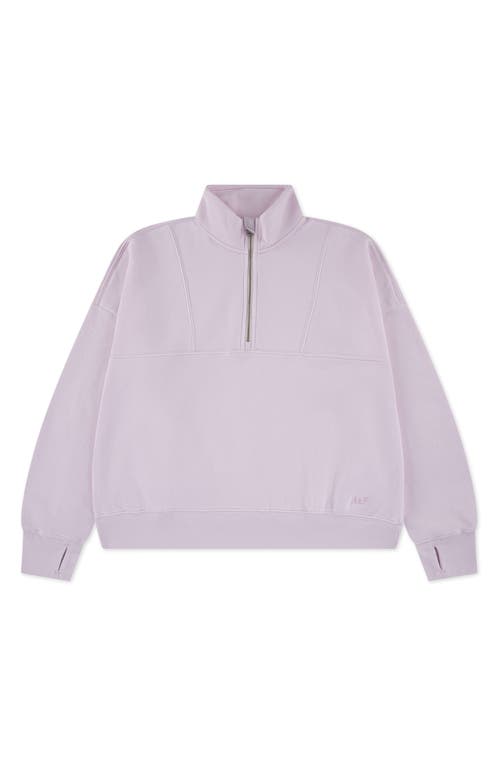Abercrombie Kids Kids' Essential Quarter Zip Pullover In Purple