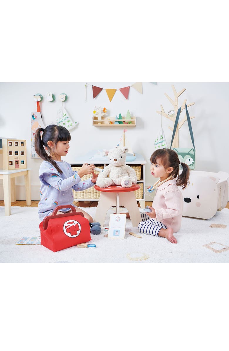 Tender Leaf Toys Toadstool Stool, Alternate, color, Multi