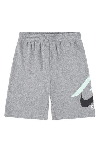 3 Brand Kids' Speed Lock Up Shorts In Dark Grey Heather