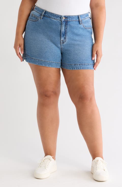 Tatum Dolphin Denim Shorts (Glendale) (Plus)