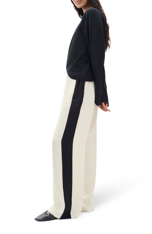 Rag & Bone Kelley Boxy Long Sleeve Cotton Jersey T-shirt In Black