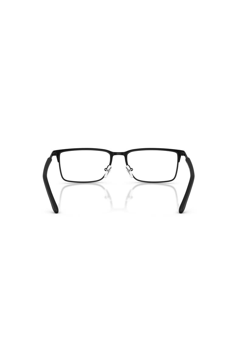 56mm Rectangle optical glasses, Alternate, color, Black