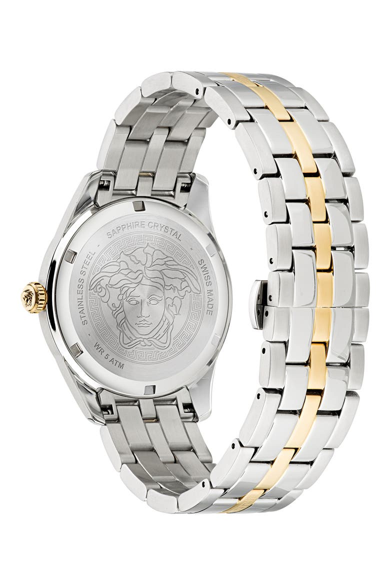 Greca Time Bracelet Watch, 41mm, Alternate, color, IP YELLOW GOLD/ STEEL