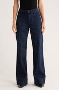 Seven7 Pintuck Wide Leg Jeans