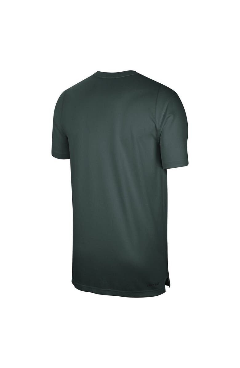 Nike Men's Nike  Green Michigan State Spartans Sideline Coaches Performance Top, Alternate, color, Green