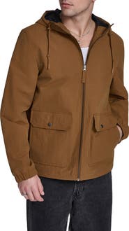 Levi's Water Resistant Hooded Nylon & Cotton Jacket