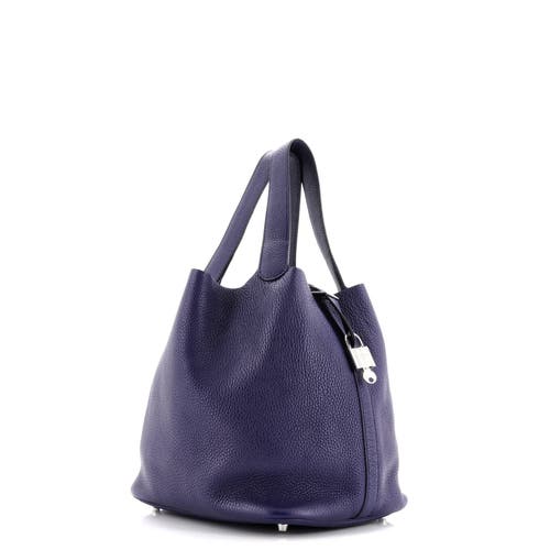 Pre-owned Hermes Hermes Picotin Lock Bag Clemence Gm
