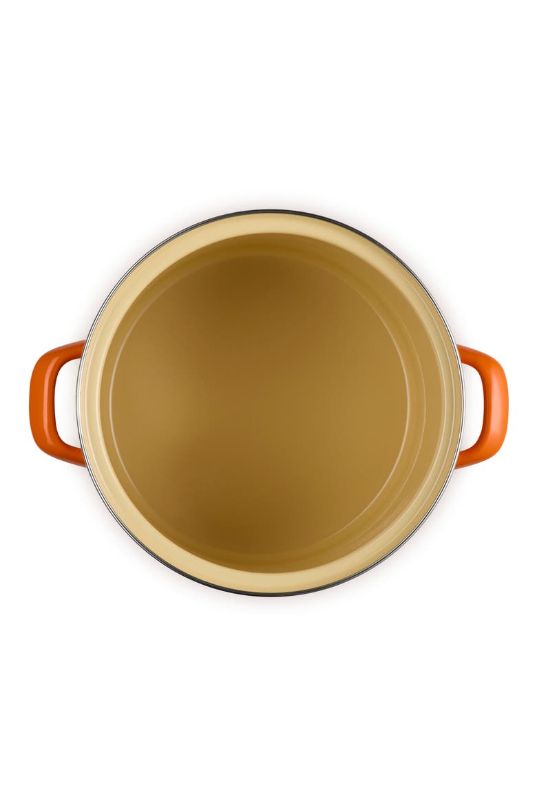 8-Quart Enameled Stainless Steel Stock Pot, Alternate, color, FLAME