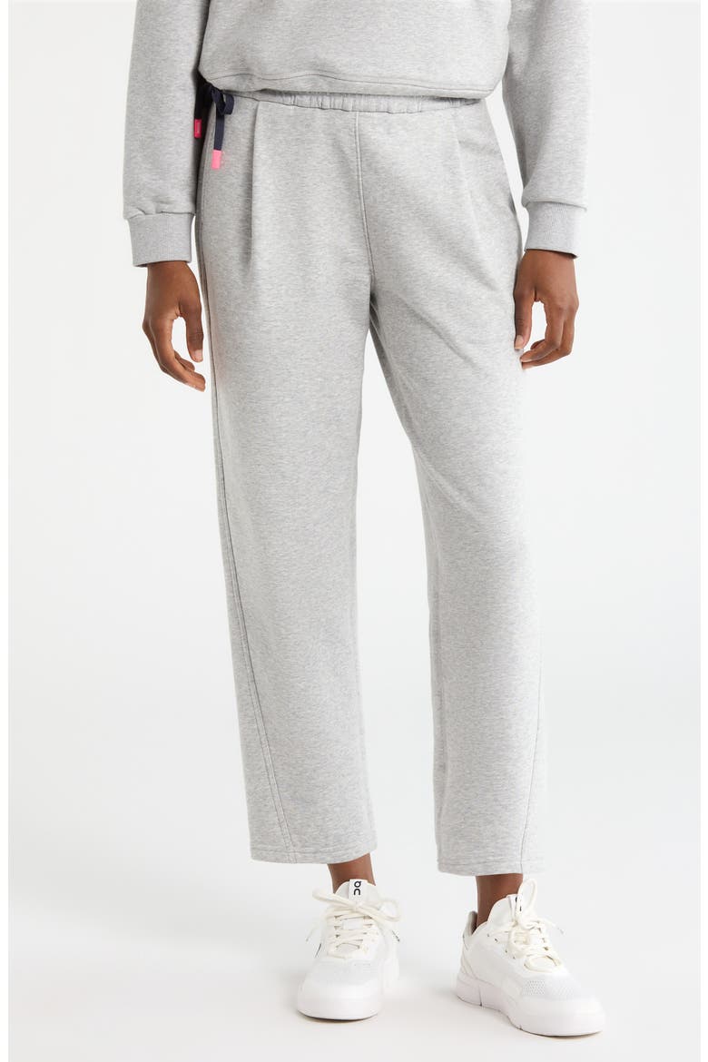 High Rise French Terry Lounge Golf Pants, Main, color, NIMBUS MELANGE